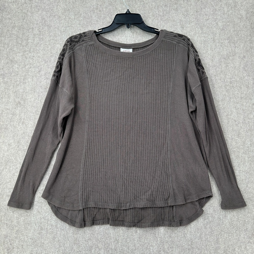 Ariat Women's Charcoal Long Sleeve Top